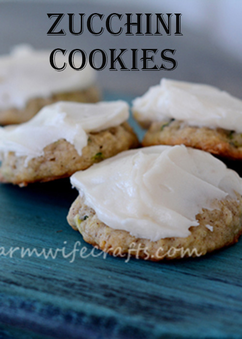 A yummy way to use up some of that zucchini in your garden. These zucchini cookies are a hit in our family!