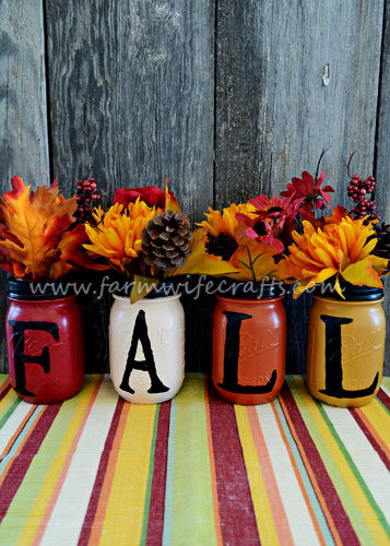 Fall Mason Jar Ideas for Fall Decor - My Turn for Us