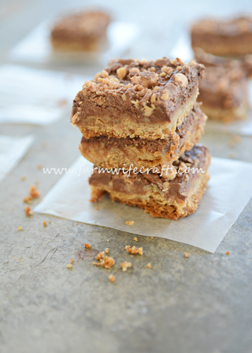 these chocolate toffee bars are simply delicious!