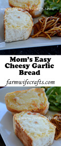 Switch things up on Pasta Night and make this Easy Cheesy Garlic Bread.