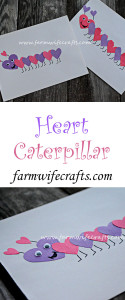 A simple and fun Valentine's craft for kids of any age. Make these heart caterpillars today.