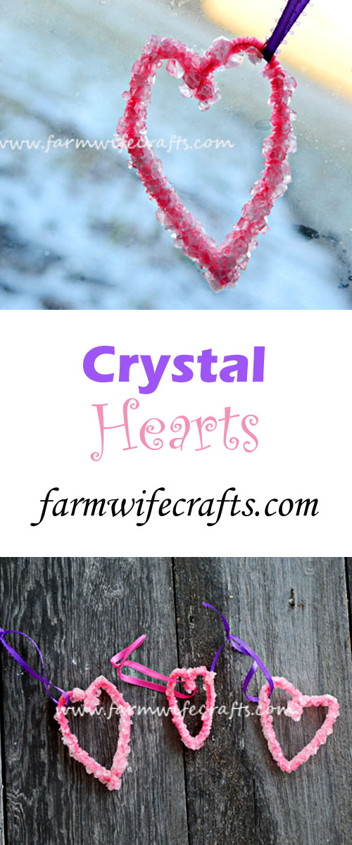 Borax Crystal Hearts Valentine's Craft for Kids - That Kids' Craft Site