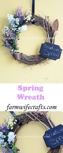 Add some Spring colors to your door with this DIY Spring Wreath.