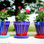 Rainbow Flower Pots