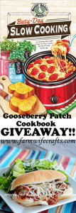 Gooseberry Patch's newest cookbook, Busy Day Slow Cooking Giveaway!!