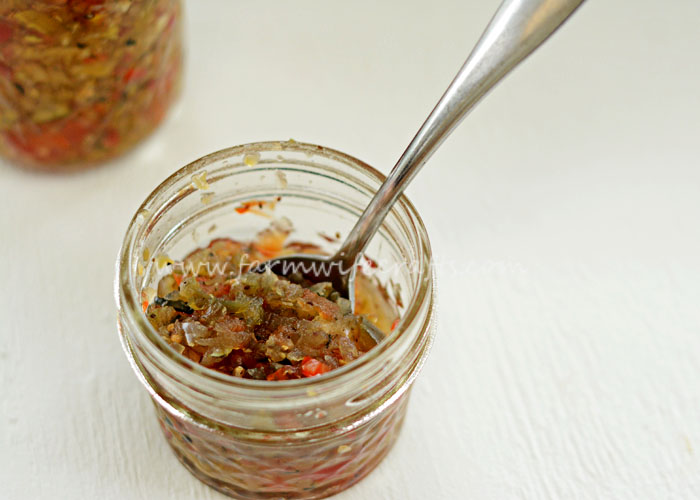 Looking for something to do with all that zucchini in your garden? This zucchini relish is so good! My family prefers it over pickle relish.