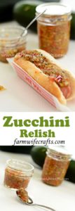 Looking for something to do with all that zucchini in your garden? This zucchini relish is so good! My family prefers it over pickle relish.