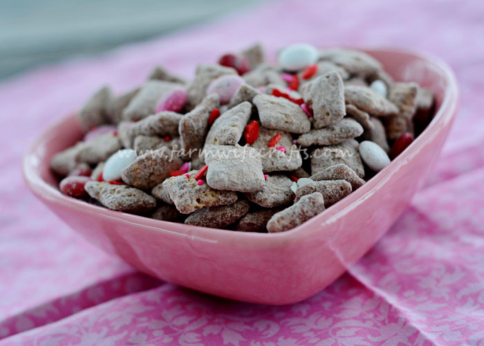 Are you looking for a Valentine's Day treat that your loved ones won't be able to resist? This Valentine's Puppy Chow is exactly what you need in your life. It's so easy to make and the perfect mixture of sweetness to make your mouth water! It's so good in fact, you may want to make it more often than just Valentine's Day.