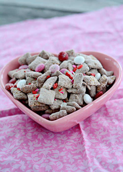 Are you looking for a Valentine's Day treat that your loved ones won't be able to resist? This Valentine's Puppy Chow is exactly what you need in your life. It's so easy to make and the perfect mixture of sweetness to make your mouth water! It's so good in fact, you may want to make it more often than just Valentine's Day.