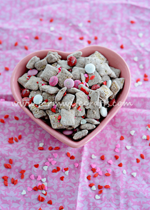 Are you looking for a Valentine's Day treat that your loved ones won't be able to resist? This Valentine's Puppy Chow is exactly what you need in your life. It's so easy to make and the perfect mixture of sweetness to make your mouth water! It's so good in fact, you may want to make it more often than just Valentine's Day.