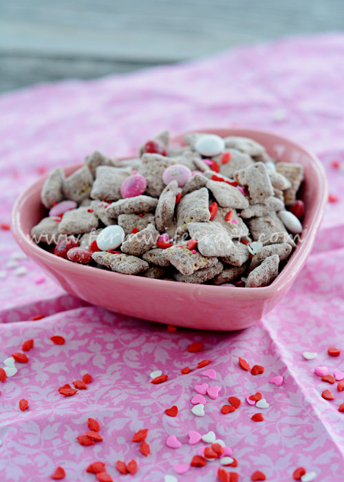 Are you looking for a Valentine's Day treat that your loved ones won't be able to resist? This Valentine's Puppy Chow is exactly what you need in your life. It's so easy to make and the perfect mixture of sweetness to make your mouth water! It's so good in fact, you may want to make it more often than just Valentine's Day.