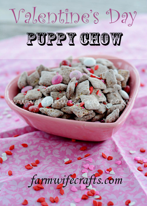 Are you looking for a Valentine's Day treat that your loved ones won't be able to resist? This Valentine's Puppy Chow is exactly what you need in your life. It's so easy to make and the perfect mixture of sweetness to make your mouth water?