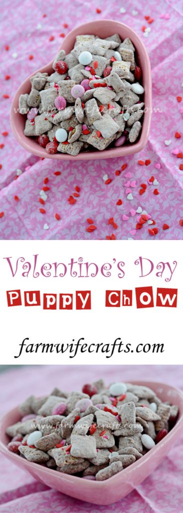 Are you looking for a Valentine's Day treat that your loved ones won't be able to resist? This Valentine's Puppy Chow is exactly what you need in your life. It's so easy to make and the perfect mixture of sweetness to make your mouth water! It's so good in fact, you may want to make it more often than just Valentine's Day.