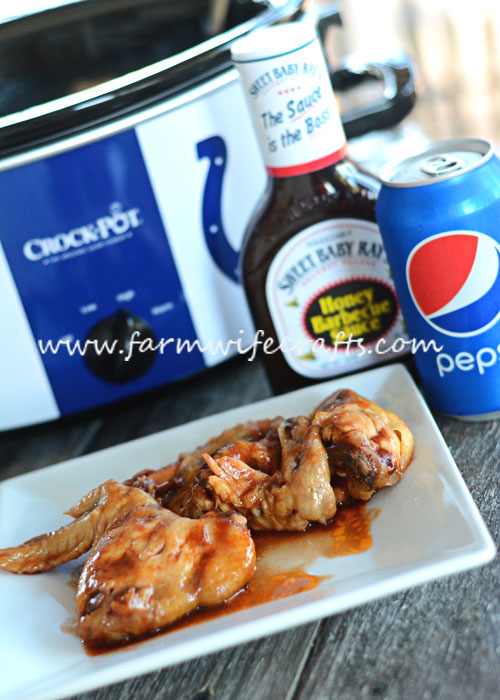 Looking for an easy slowcooker recipe for the big game? These Slowcooker Honey BBQ Wings are so easy to whip up and you can cook them in the crockpot while you get everything else ready or enjoy time with your guests!