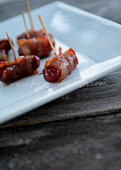 Looking for an easy and delicious appetizer for your next party? These Bacon Wrapped Smokies will be a hit and your guests will be begging for the recipe!