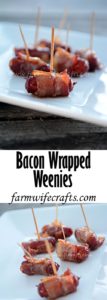 Looking for an easy and delicious appetizer for your next party? These Bacon Wrapped Smokies will be a hit and your guests will be begging for the recipe!