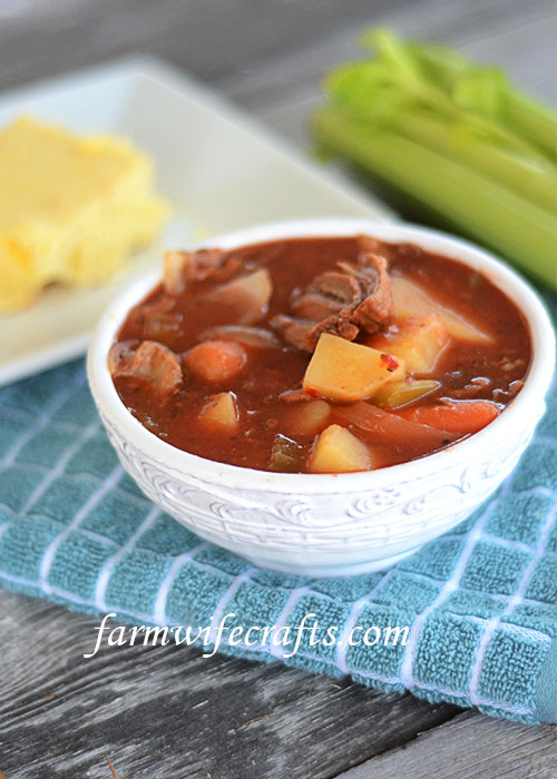 Slow Cooker Beef Stew by The Farmwife Crafts - Weekend Potluck 452