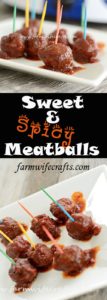 These sweet and spicy meatballs are the perfect appetizer for your next party. So easy to make!