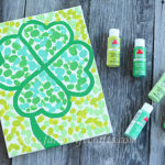 Are you looking for a craft to make with your kids this St. Patrick's Day that you can enjoy year after year. This Fingerprint Four Leaf Clover Canvas is just the thing, plus it will look adorable hanging on your wall.