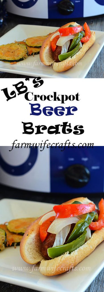 Easy Crock Pot Beer Brats - Upstate Ramblings