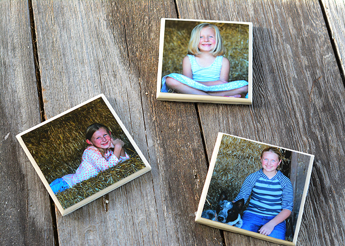 These Easy DIY Photo Coasters would make the perfect Mother's Day gift!