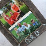 Father's Day is just a few days away and if you are scrambling trying to find something for the kids to make for their dad, this simple picture frame might just be the thing!