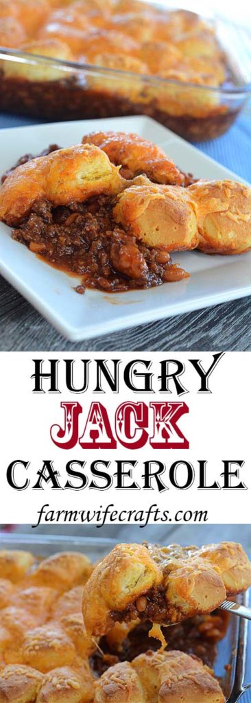 Are you looking for an easy to transport harvest meal, or something that is good anytime?  This recipe for Hungry Jack Casserole is so easy to make and delicious it may become your next go-to meal!