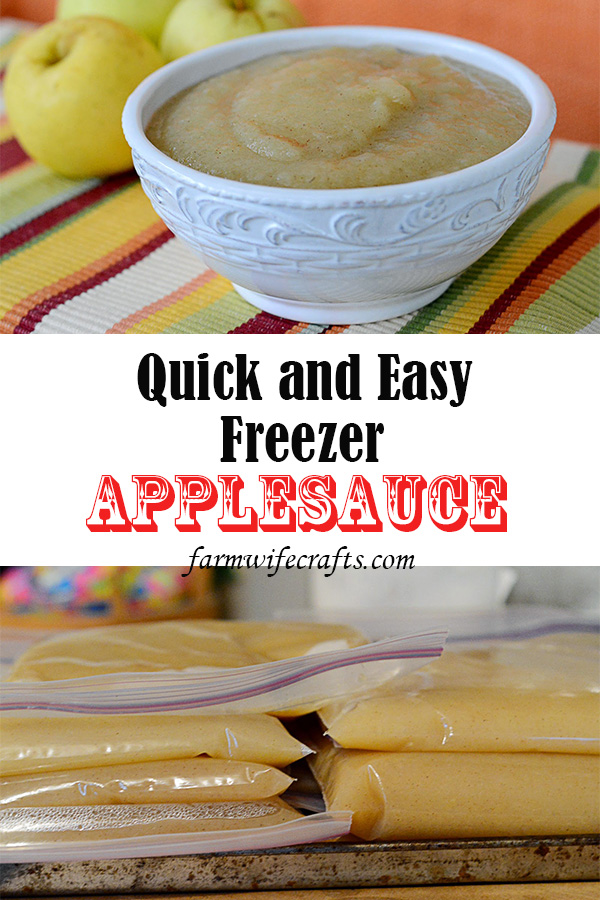 Are you looking for a quick and easy freezer applesauce recipe? Look no further!