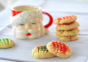 These Whipped Shortbread Christmas Cookies are fun to make and decorate for the season!