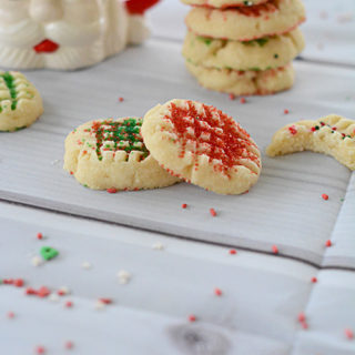 These Whipped Shortbread Christmas Cookies are fun to make and decorate for the season!