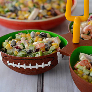 Do you love appetizers?  Do you love watching football?  How about eating while watching football, or any sport really?  Well, this Ugly Bean Dip definitely needs to be added to your next game day menu