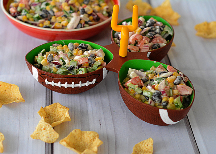 Do you love appetizers?  Do you love watching football?  How about eating while watching football, or any sport really?  Well, this Ugly Bean Dip definitely needs to be added to your next game day menu!