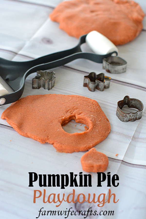 Do you need a quick and fun activity to do with your kids?  Maybe your looking for a fun sensory activity?  This Pumpkin Pie Playdough is perfect for both and your kids won't be the only ones enjoying themselves.