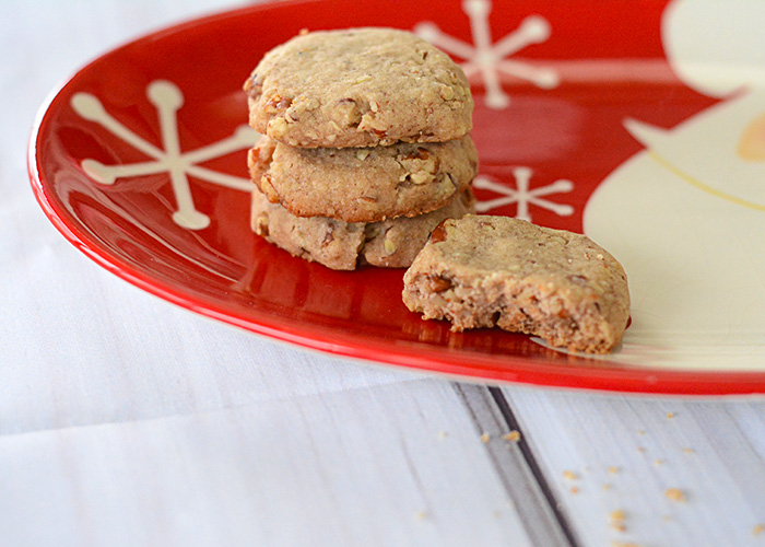 I love a good old fashioned family recipe and lucky for me, my husband's side of the family has several of those.  These Pecan Tart Cookies came straight from his family's cookbook that I talk about in this post.