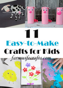 Are your kids (and you) starting to get a little stir crazy during the quarantine?  I've compiled 11 of my easiest crafts that use "ingredients" you might already have tucked away somewhere!