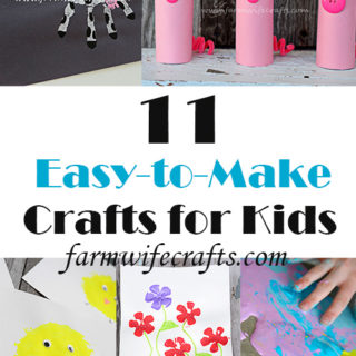 Are your kids (and you) starting to get a little stir crazy during the quarantine?  I've compiled 11 of my easiest crafts that use "ingredients" you might already have tucked away somewhere!