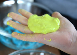 If you're looking for a simple craft to make to keep your kids entertained with items you have on hand then look no further than this Rainbow Oobleck.