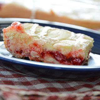 Summer will be here soon and that means cherry season!!!  These Cherry Pie Bars are the perfect summer dessert!