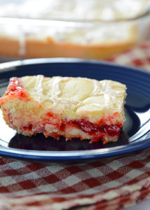 Summer will be here soon and that means cherry season!!!  These Cherry Pie Bars are the perfect summer dessert!