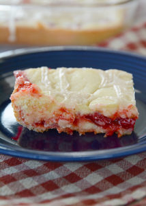 Summer will be here soon and that means cherry season!!!  These Cherry Pie Bars are the perfect summer dessert!