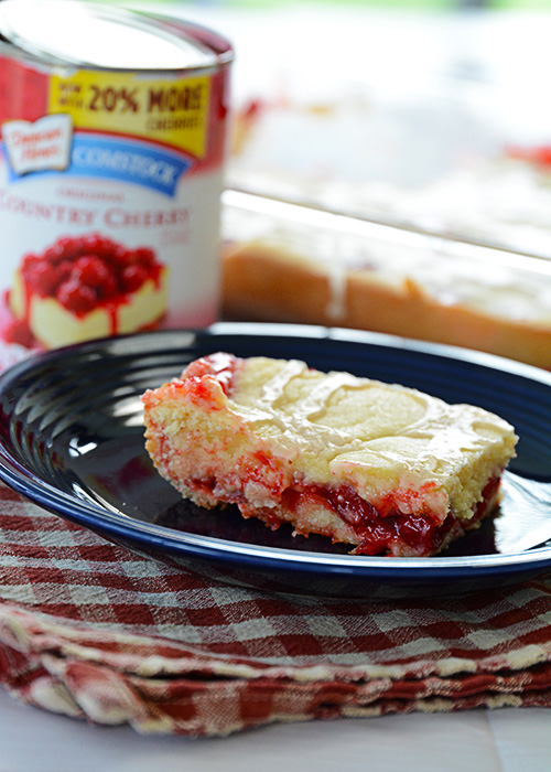 Summer will be here soon and that means cherry season!!!  These Cherry Pie Bars are the perfect summer dessert!