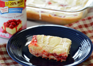 Summer will be here soon and that means cherry season!!!  These Cherry Pie Bars are the perfect summer dessert!