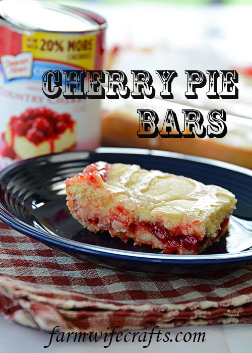 Summer will be here soon and that means cherry season!!!  These Cherry Pie Bars are the perfect summer dessert!