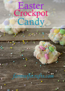 This Easter Crockpot Candy is so easy to make and only takes a few ingredients and a few minutes of your time!