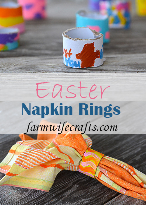 Easter will look a little different this year for most of the nation.  Keep it simple and let the kids get involved by having them make these Easter Napkin Rings.