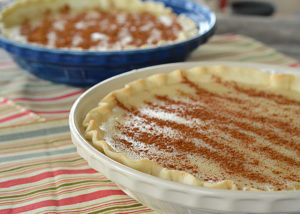 Sugar Cream Pie is the official pie of the Hoosier State, where I live.  I'm sharing my recipe for Sugar Cream Pie with you so that no matter where you live, you can enjoy the sweet, creamy goodness that Hoosiers love!