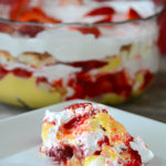 Who loves anything with strawberries?  If you answered, "yes," then you need to try this recipe for Strawberry Trifle.