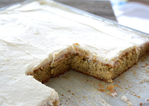 Are you looking for a new way to use up some of those overripe bananas?  Or, maybe you just like bananas and are looking for new recipes to try.  Either way, you will love this recipe for Banana Bars with Cream Cheese Icing!