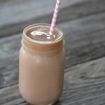 June is dairy month and since dairy farming is in my blood, we love celebrating dairy farmers around our house.  What better way to celebrate in the hot month of June than with this refreshing 3 ingredient chocolate milkshake?!