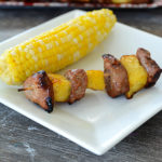 Summer means grilling and grilling means less mess in the kitchen.  My absolute favorite meal is a toss up between everything coming from the garden and everything being prepared on the grill!  This recipe for Grilled Teriyaki Pork and Pineapple Skewers is the perfect summertime meal!
